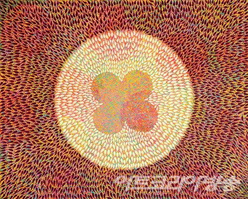 한남순 作_축제_72.8x91cm_Acrylic on canvas_2023