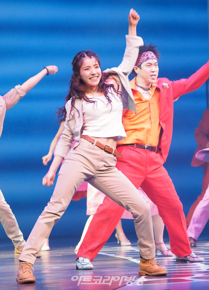 뮤지컬 '맘마미아!' 프레스콜(소피 역 김환희 외 앙상블) 2023.03.29 사진 ⓒ아트코리아방송 이용선 기자​​