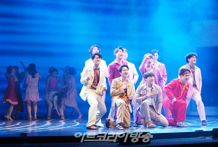 뮤지컬 '맘마미아!' 프레스콜(소피 역 김환희 외 앙상블) 2023.03.29 사진 ⓒ아트코리아방송 이용선 기자​​