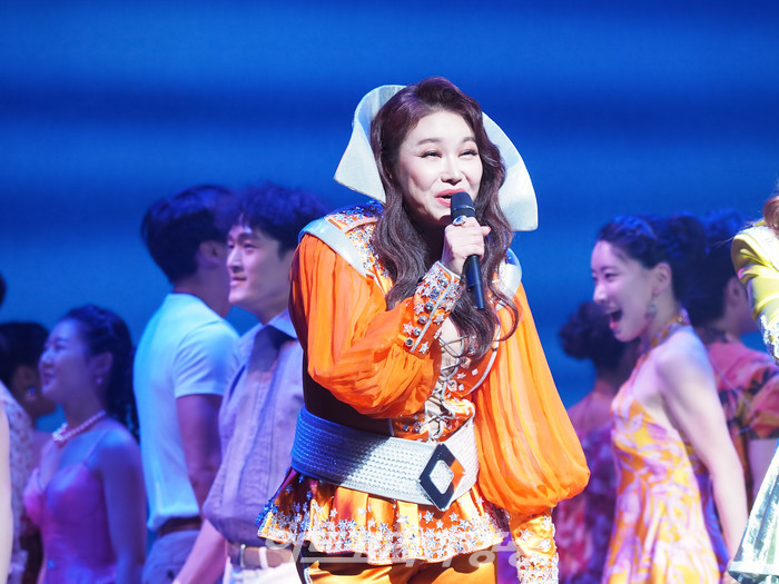 뮤지컬 '맘마미아!' 프레스콜(타냐 역 김영주) 2023.03.29 사진 ⓒ아트코리아방송 이용선 기자​​