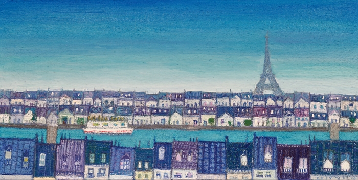 김현아 paris 30x60 cm mixed media 2019