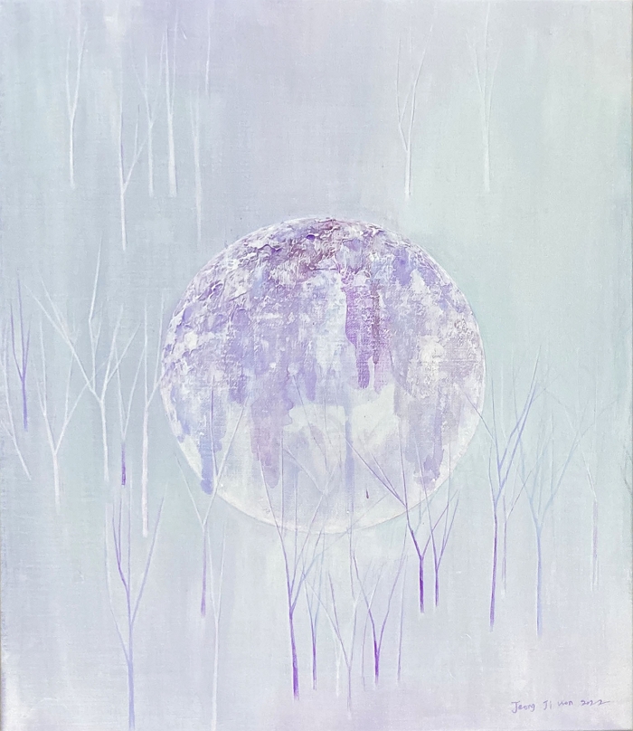 정지원 Blur, 45.5 x 37.9 cm, Acrylic on cnavas, 2022