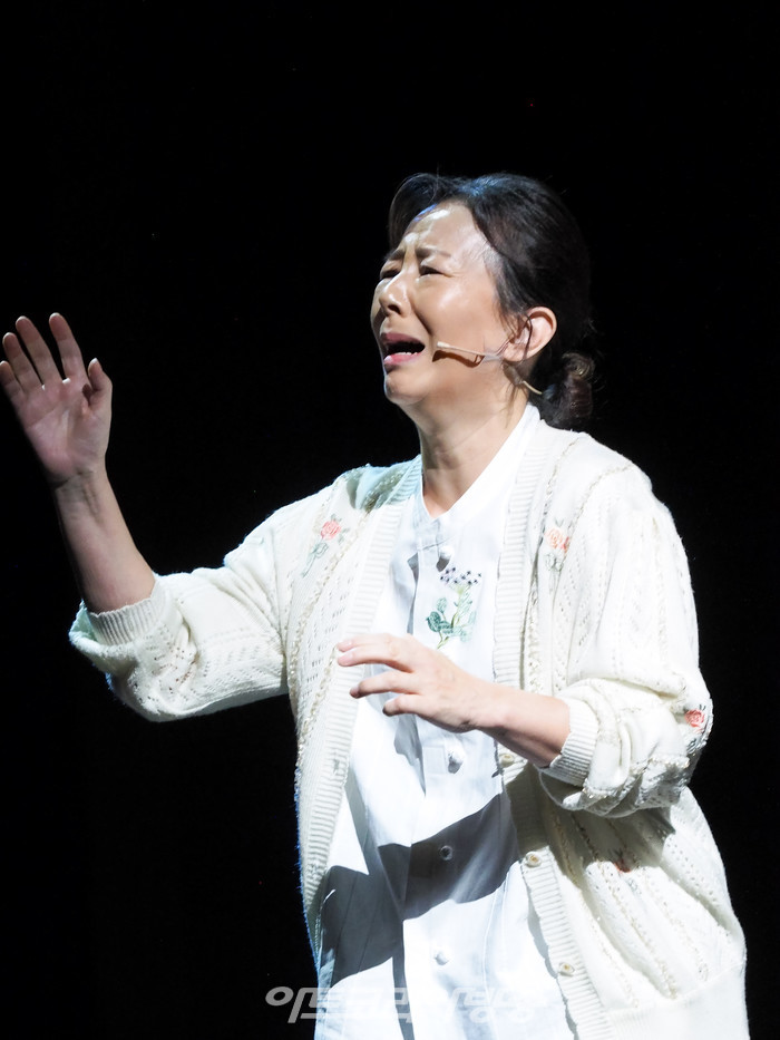 뮤지컬 '친정엄마' 프레스콜(엄마 역 김서라) 2023.04.04 사진 ⓒ아트코리아방송 이용선 기자​​