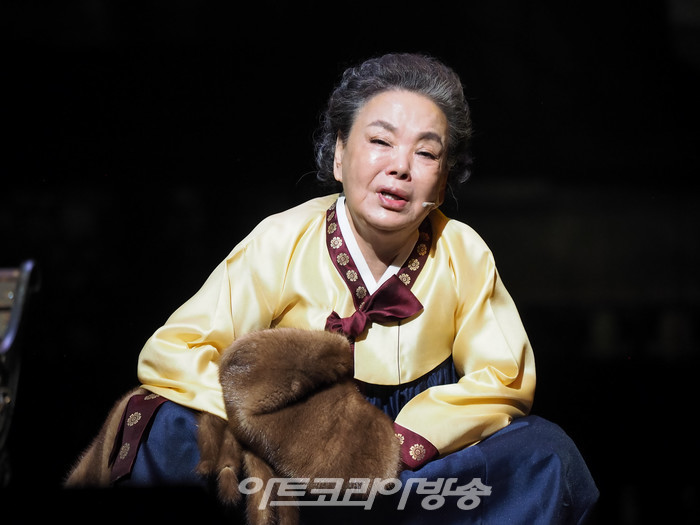 뮤지컬 '친정엄마' 프레스콜(엄마 역 김수미) 2023.04.04 사진 ⓒ아트코리아방송 이용선 기자​​