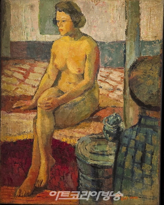 강길원 추모전-여인상 국전특선