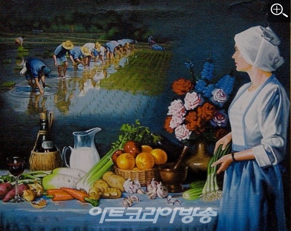 플라톤 김作 고향(1991, 클린턴 대통령상 수상작)