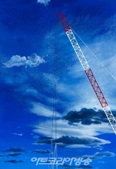 박해빈_CRANE, oil on canvas, 65.1x45.5, 2022