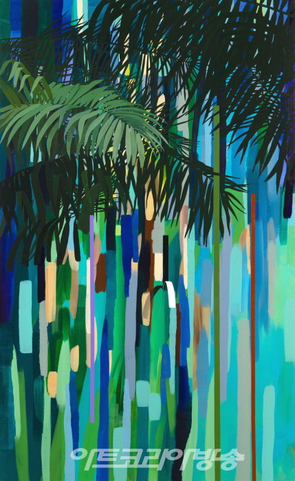 박해빈_사라진 풍경, Acrylic on canvas, 116.8X72.7, 2022