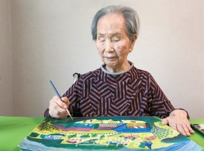 98세 정옥희 작품전 '자연의 풍경'