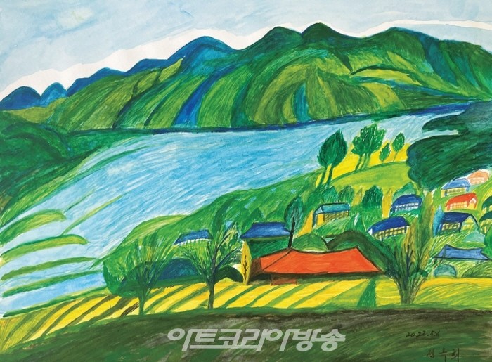 98세 정옥희 작품전 '자연의 풍경'