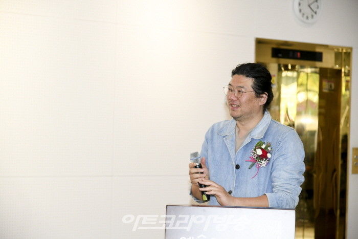 2023 호연지기 한국화 대작전 개막식-호연지기회 유진경 사무국장