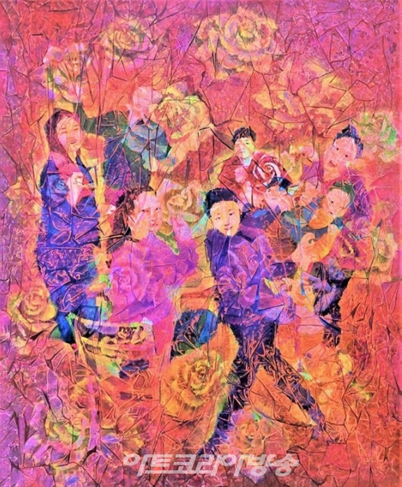 Relation 130.3×162.2㎝ Mixed media on Canvas 2023_0217