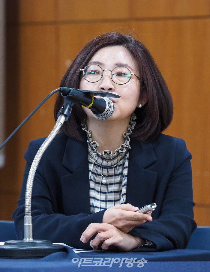 '2023 공연봄날' 기자간담회(박숙희 서울시 문화예술과장) 2023.04.21 사진 ⓒ아트코리아방송 이용선 기자​​