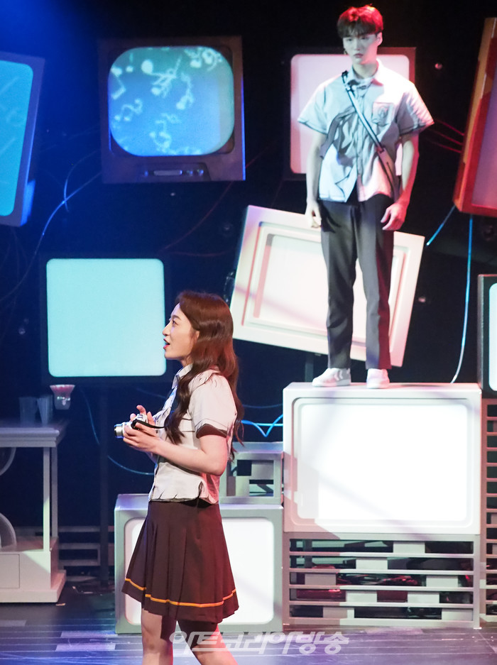 뮤지컬 '신이 나를 만들 때' 프레스콜(악상 역 장윤석, 영 역 전혜주) 2023.04 28 사진 ⓒ아트코리아방송 이용선 기자​