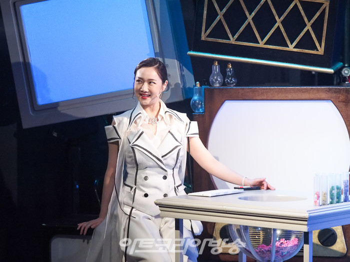 뮤지컬 '신이 나를 만들 때' 프레스콜(신 역 황한나) 2023.04 28 사진 ⓒ아트코리아방송 이용선 기자​