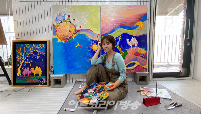 윤송아 ‘바로우리전’ 세종문화회관 미술관에서 라이브페인팅&미술강연