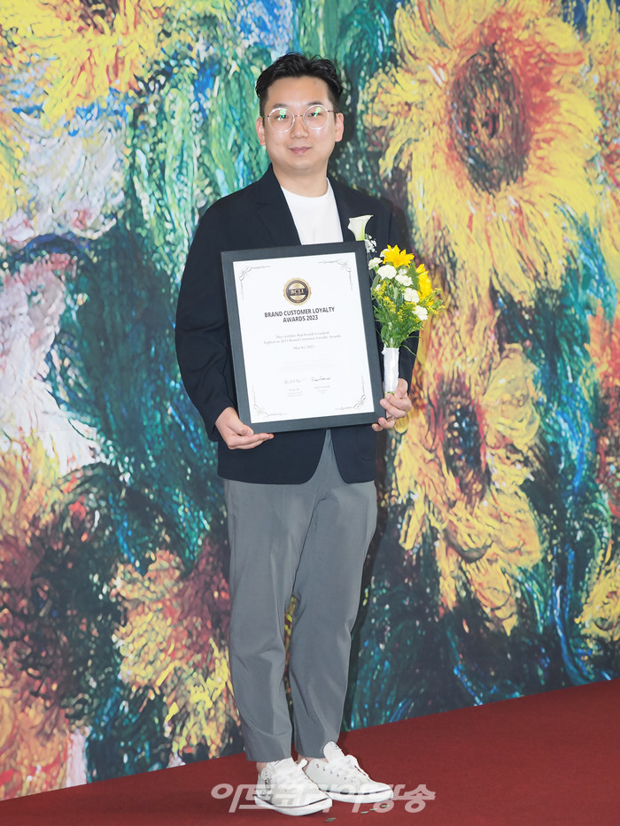'2023 브랜드 고객 충성도 대상' 포토월 행사(권형구 PD)  2023.05.02 사진 ⓒ아트코리아방송 이용선 기자​