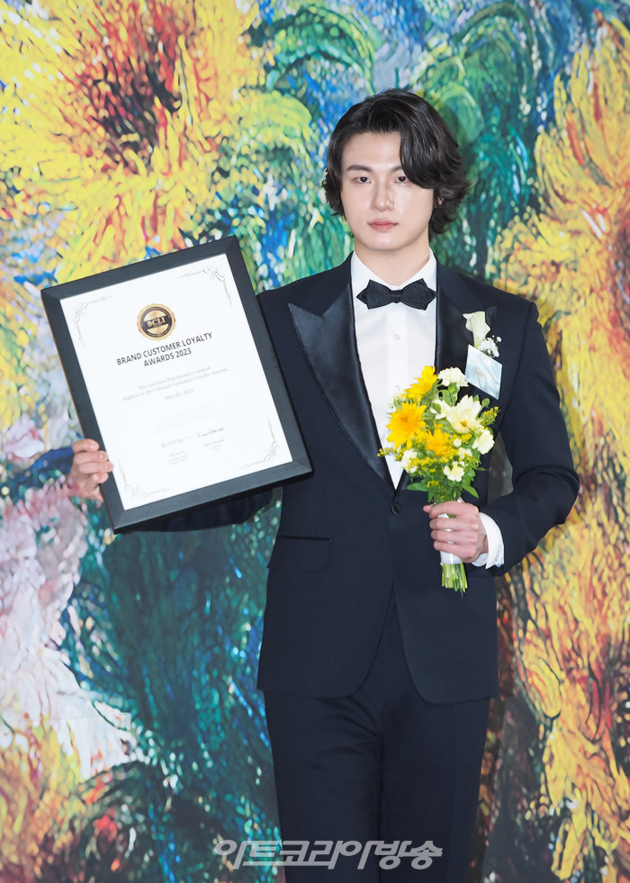 '2023 브랜드 고객 충성도 대상' 포토월 행사(신승호) 2023.05.02 사진 ⓒ아트코리아방송 이용선 기자​