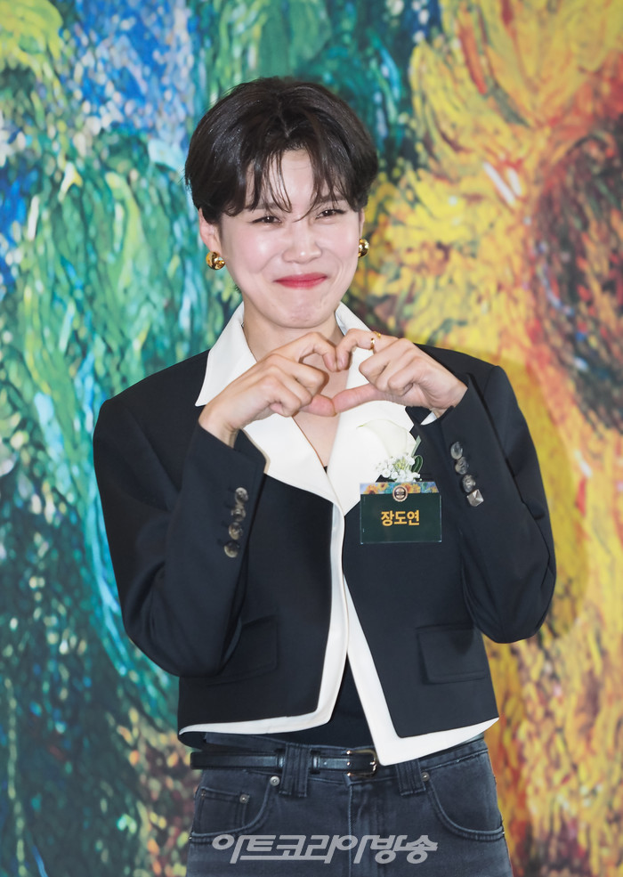 '2023 브랜드 고객 충성도 대상' 포토월 행사(장도연) 2023.05.02 사진 ⓒ아트코리아방송 이용선 기자​