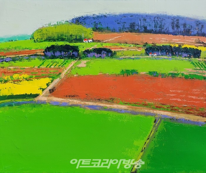 Countryside _JL01 (2022) Oil on canvas 72.7*60.6cm