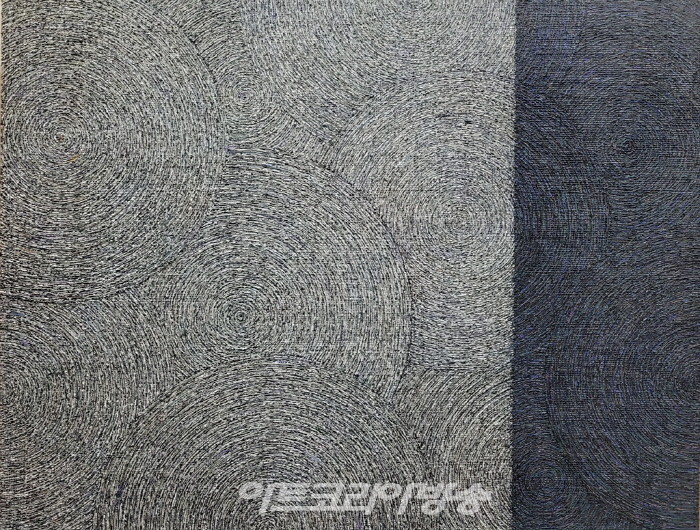 조미화 작가, 'HOMO-VIATOR' 실선으로 만든 추상화