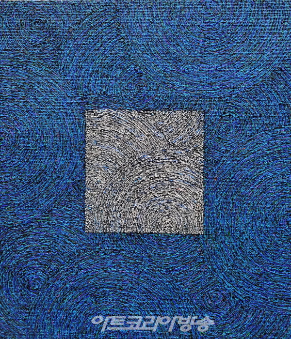 조미화 작가, 'HOMO-VIATOR' 실선으로 만든 추상화