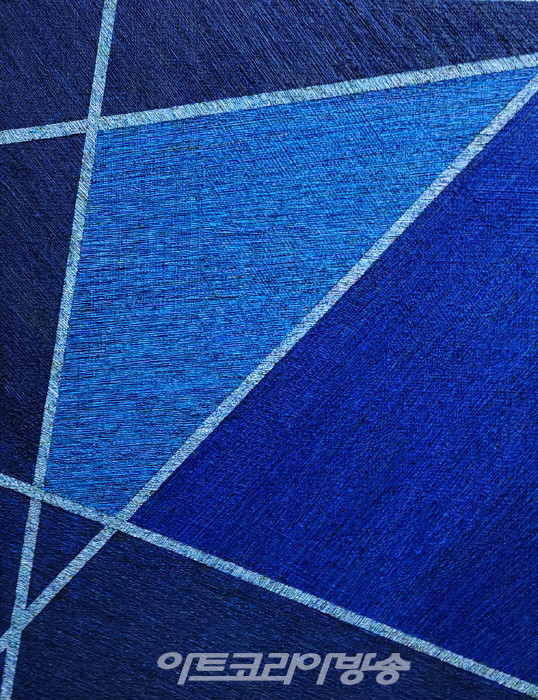 조미화 작가, 'HOMO-VIATOR' 실선으로 만든 추상화