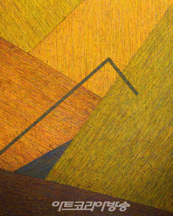 조미화 작가, 'HOMO-VIATOR' 실선으로 만든 추상화