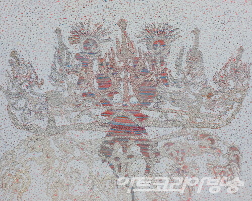 신용덕 作 _ 퍼즐일구오 2021_227.3x181.8cm_oil on canvas_2021