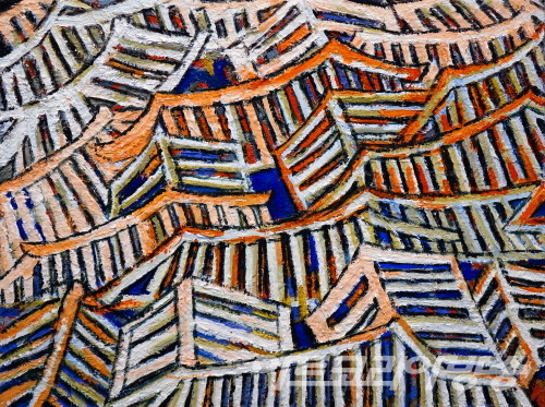 신용덕 作 _ 퍼즐일구오 2022_53.0x45.5cm_oil on canvas_2022