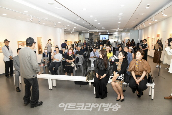 조영남 초대전 '한국의 팝아트에 관하여' 개막식