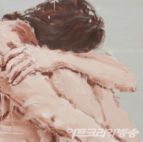 김찬송 作_Mist 2023_oil on canvas_130x130cm