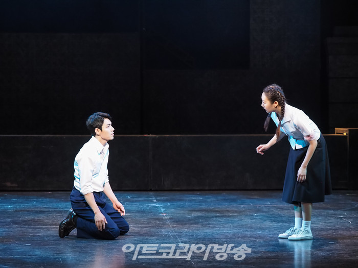 뮤지컬 '광주' 기자간담회(윤이건 역 김찬호, 오활사제 역 이동준, 심효정 역 서은지). 2023.05.16 사진 ⓒ아트코리아방송 이용선 기자​