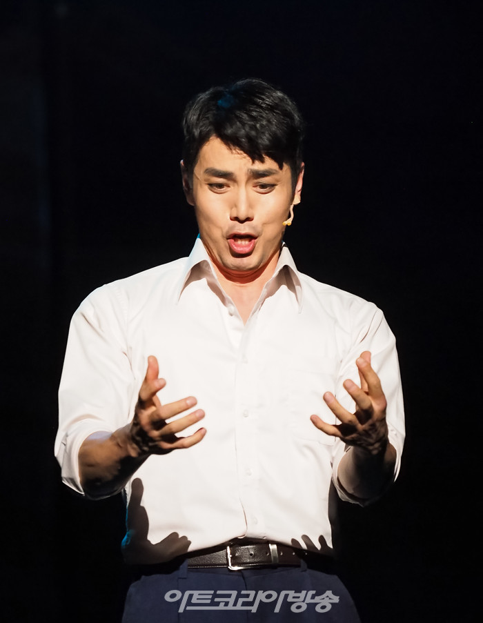 뮤지컬 '광주' 기자간담회(윤이건 역 김찬호). 2023.05.16 사진 ⓒ아트코리아방송 이용선 기자​