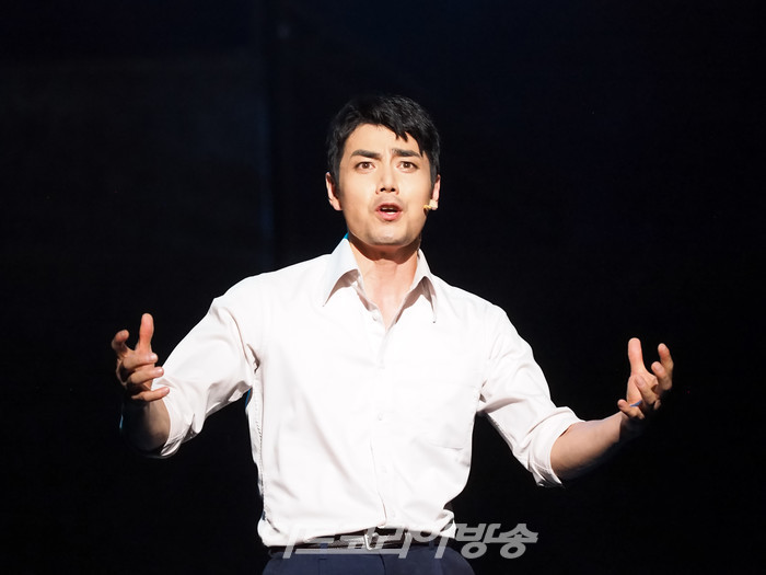 뮤지컬 '광주' 기자간담회(윤이건 역 김찬호). 2023.05.16 사진 ⓒ아트코리아방송 이용선 기자​