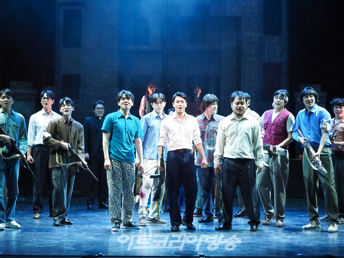 뮤지컬 '광주' 기자간담회(윤이건 역 김찬호). 2023.05.16 사진 ⓒ아트코리아방송 이용선 기자​