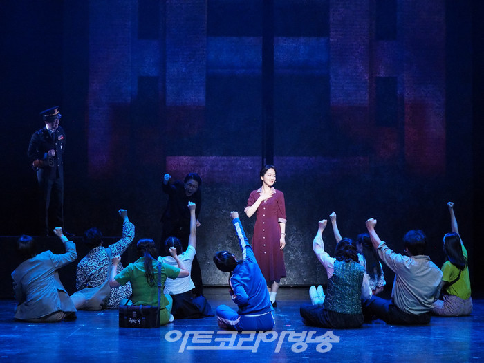 뮤지컬 '광주' 기자간담회(정화인 역 김수). 2023.05.16 사진 ⓒ아트코리아방송 이용선 기자​