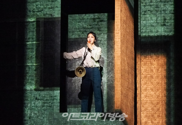 뮤지컬 '광주' 기자간담회(정화인 역 김수). 2023.05.16 사진 ⓒ아트코리아방송 이용선 기자​