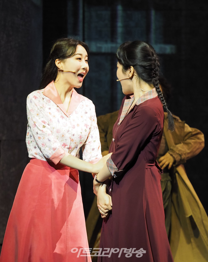 뮤지컬 '광주' 기자간담회(문수경 역 최지혜, 정화인 역 김수). 2023.05.16 사진 ⓒ아트코리아방송 이용선 기자​