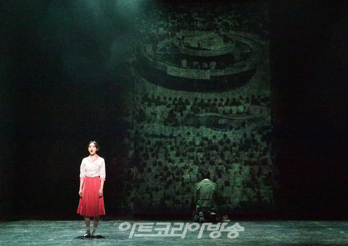 뮤지컬 '광주' 기자간담회(문수경 역 최지혜). 2023.05.16 사진 ⓒ아트코리아방송 이용선 기자​