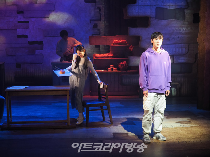 뮤지컬 '빠리빵집' 프레스콜(성우 역 최우혁, 미연 역 임예진, 주원 역 공민섭) 2023.05.19 사진 ⓒ아트코리아방송 이용선 기자