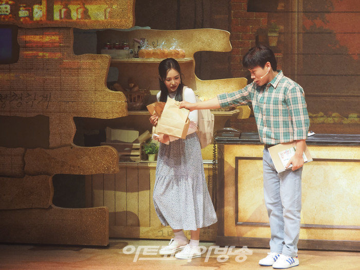 뮤지컬 '빠리빵집' 프레스콜(영준 역 김대곤, 미연 역 임예진) 2023.05.19 사진 ⓒ아트코리아방송 이용선 기자