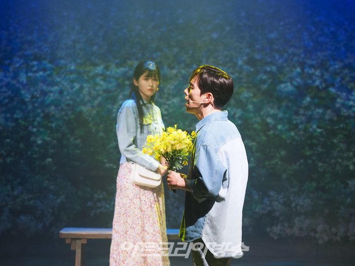 뮤지컬 '빠리빵집' 프레스콜(미연 역 한재아, 동준 역 고훈정) 2023.05.19 사진 ⓒ아트코리아방송 이용선 기자