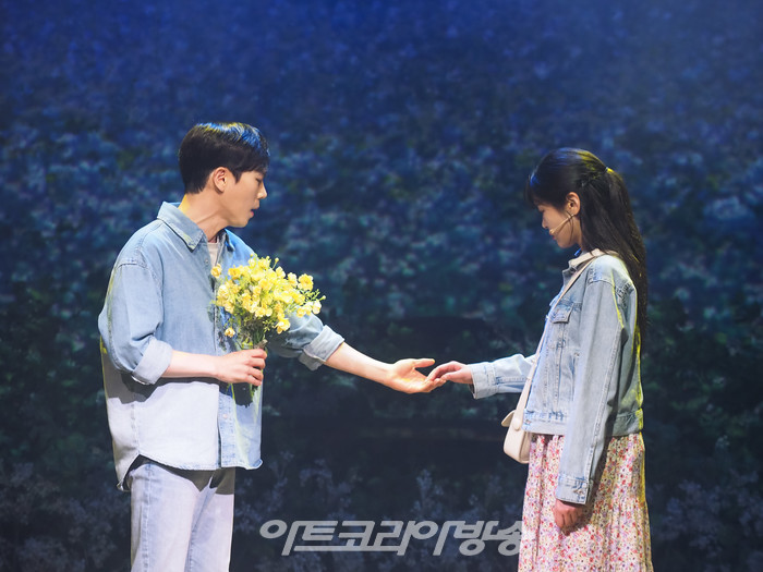 뮤지컬 '빠리빵집' 프레스콜(미연 역 한재아, 동준 역 고훈정) 2023.05.19 사진 ⓒ아트코리아방송 이용선 기자