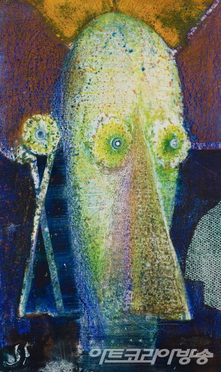 송대섭 作 _ MudFlat_60x100cm_Monotype_2008