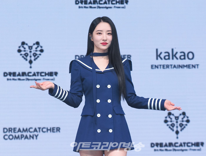 드림캐쳐 여덟 번째 미니앨범 '아포칼립스 : 프롬 어스'(Apocalypse : From us) 발매 기념 쇼케이스(수아) 2023.05.24 사진 ⓒ아트코리아방송 이용선 기자