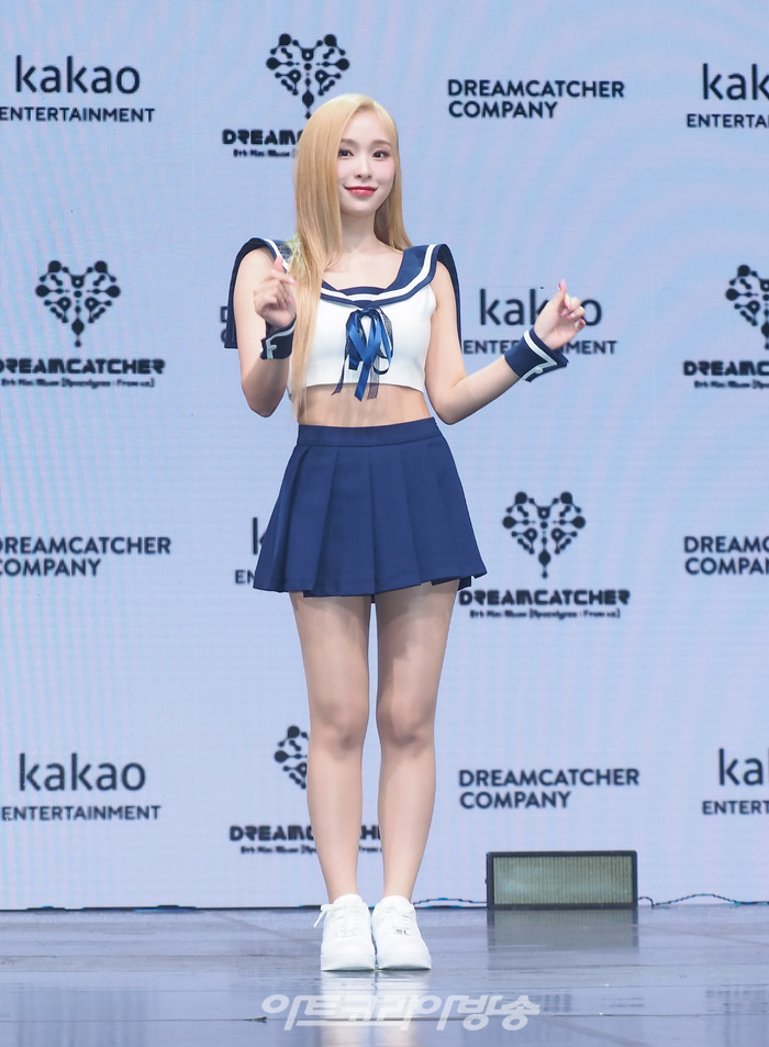 [AK포토] 드림캐쳐 가현, 애교 포인트 콕~