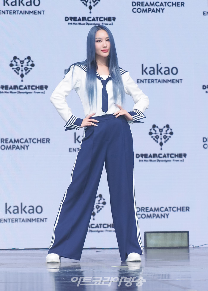 드림캐쳐 여덟 번째 미니앨범 '아포칼립스 : 프롬 어스'(Apocalypse : From us) 발매 기념 쇼케이스(시연) 2023.05.24 사진 ⓒ아트코리아방송 이용선 기자