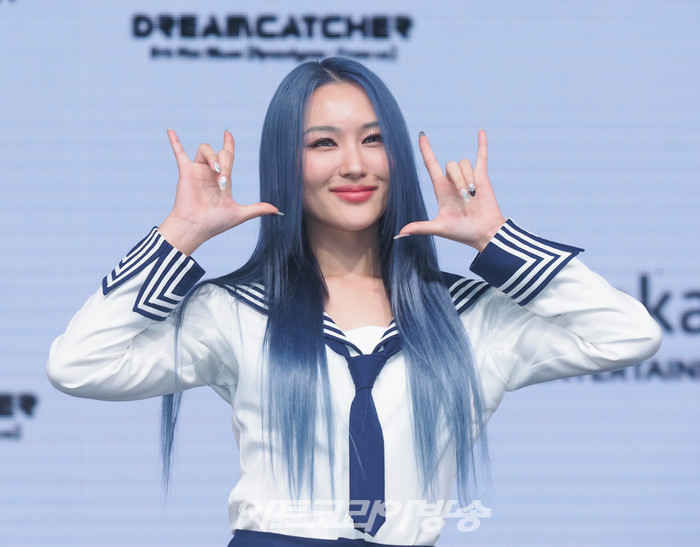 드림캐쳐 여덟 번째 미니앨범 '아포칼립스 : 프롬 어스'(Apocalypse : From us) 발매 기념 쇼케이스(시연) 2023.05.24 사진 ⓒ아트코리아방송 이용선 기자