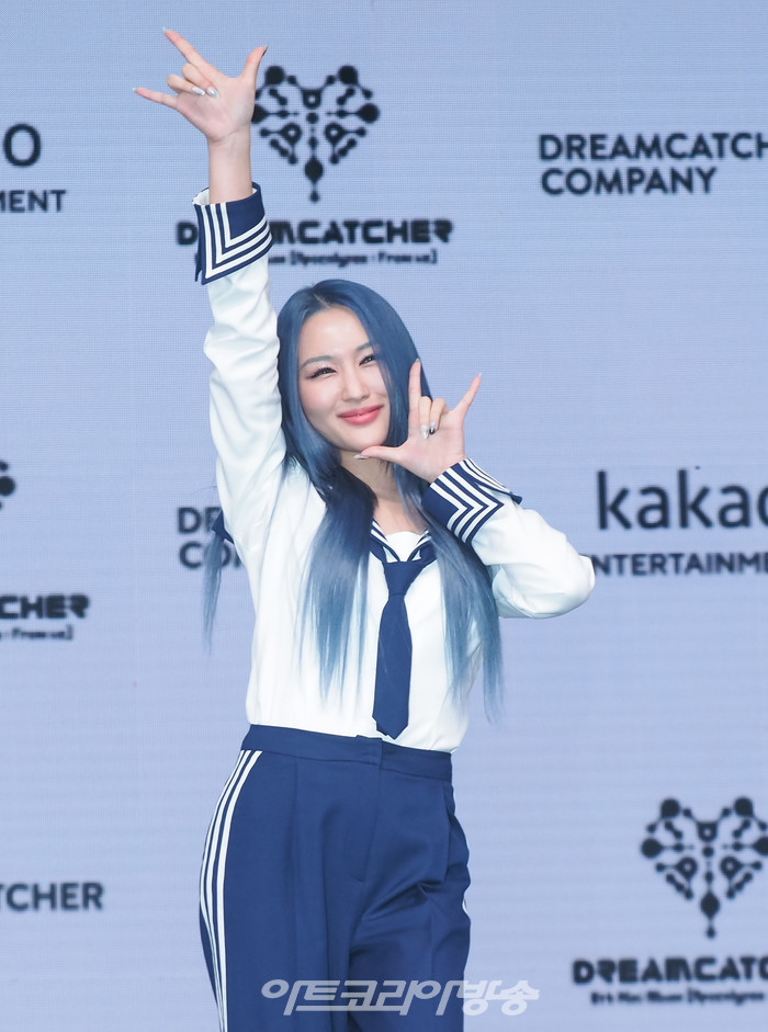 드림캐쳐 여덟 번째 미니앨범 '아포칼립스 : 프롬 어스'(Apocalypse : From us) 발매 기념 쇼케이스(시연) 2023.05.24 사진 ⓒ아트코리아방송 이용선 기자